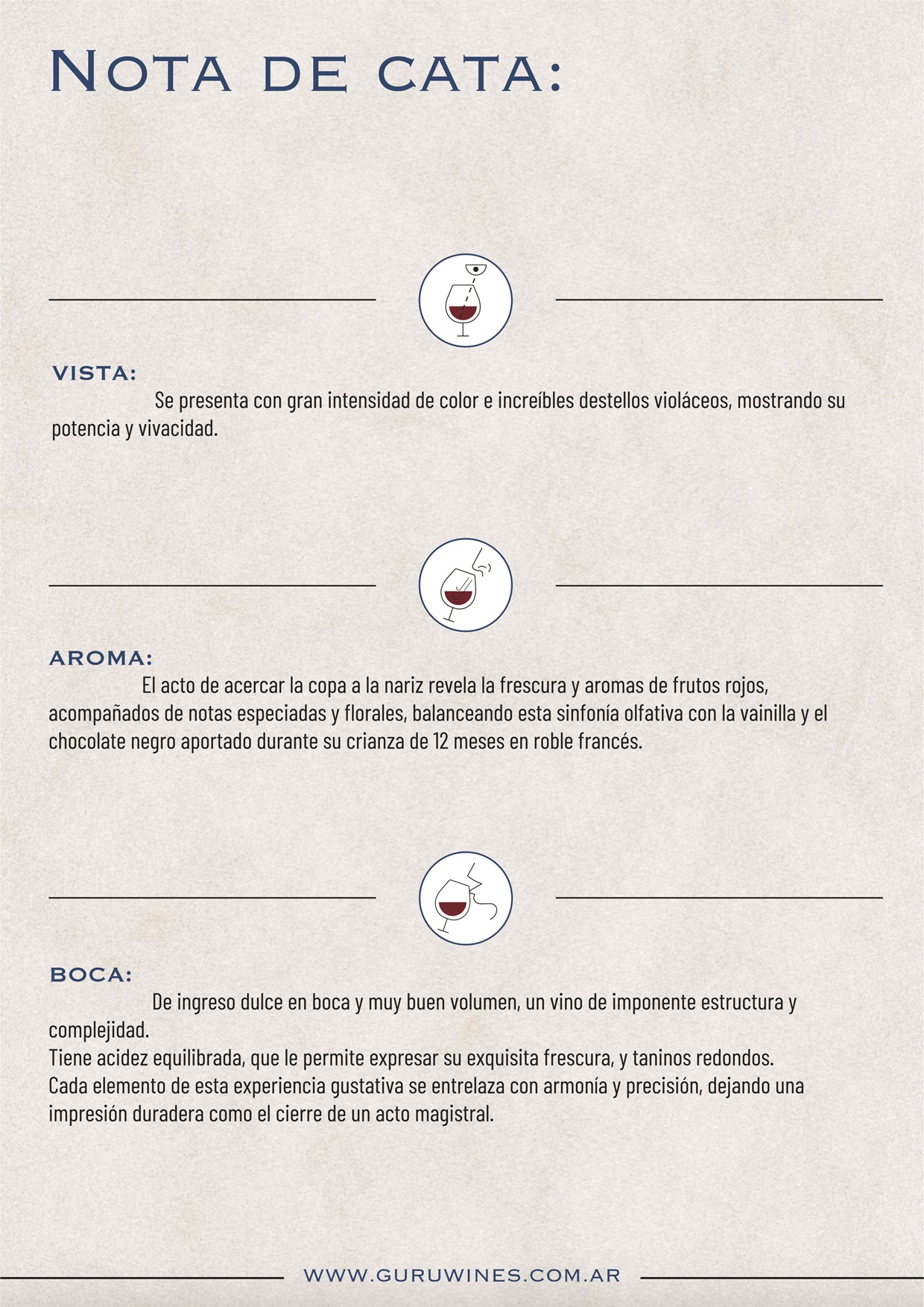 Ficha Técnica Gurú 100% Malbec